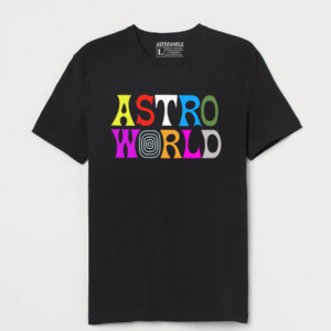 Astro World Colored-Tee shirt